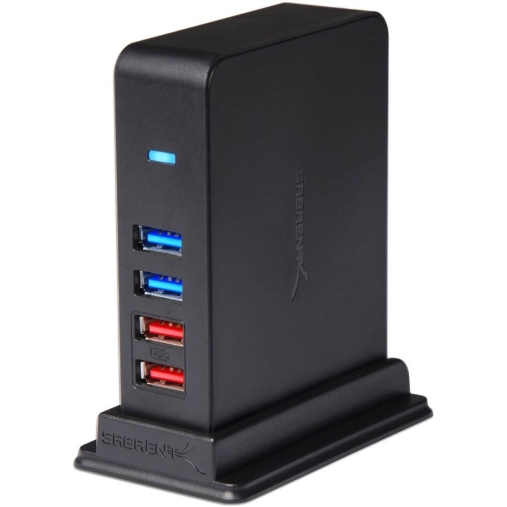 Sabrent 7 Port USB 3.0 HUB + 2 Charging Ports with 12V/4A Power Adapter (HB-U930) - HB-U930