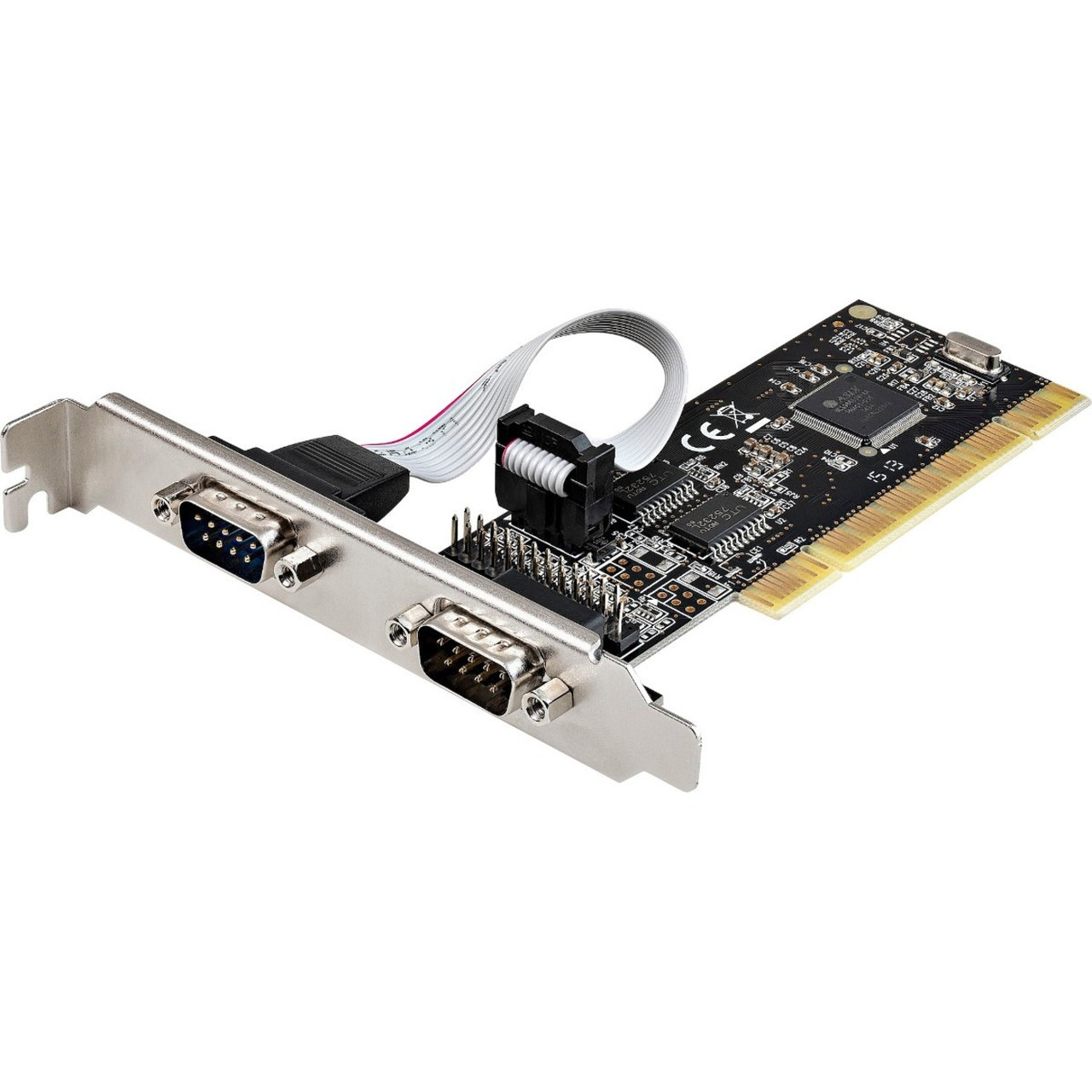 Startech PCI Serial Parallel Combo Card with Dual Serial RS232 Ports (DB9) & 1x Parallel Port (DB25), PCI Adapter Expansion Card - PCI2S1P2