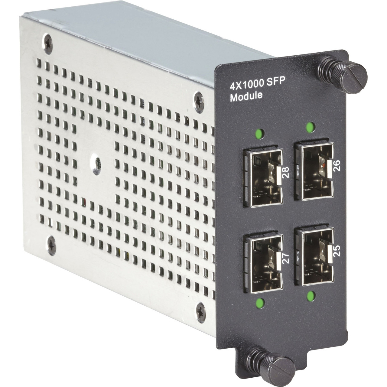 Blackbox LE2722C Expansion Module - For Optical Network, Data NetworkingOptical FiberGigabit Ethernet - 100Base-X, 1000Base-X - 4 x Expansion Slots - SFP (mini-GBIC) - TAA Compliant - LE2722C