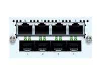 Sophos Expansion Module - For Data Networking, Optical Network - 4 x RJ-45 10/100/1000Base-TX Network - Optical Fiber, Twisted PairGigabit Ethernet - 1000Base-X, 10/100/1000Base-TX - 1 Gbit/s - 4 x Expansion Slots - SFP (mini-GBIC) - SGSZTCHF4