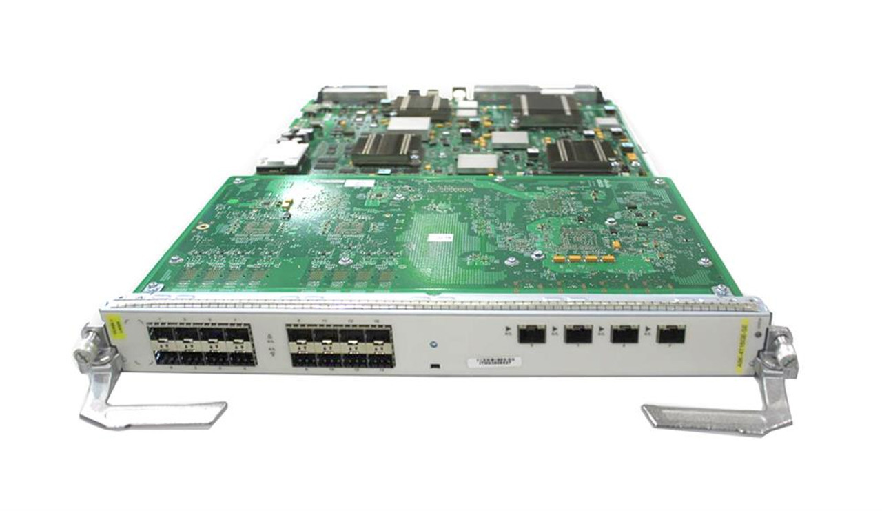 Cisco 4X10GE / 16X1G Combo Linecard, Packet Transport Optimized - For Optical Network, Data NetworkingOptical Fiber10 Gigabit Ethernet - 10GBase-X, 1000Base-X - 20 x Expansion Slots - SFP (mini-GBIC), SFP+ - A9K-4T16GE-TR-RF