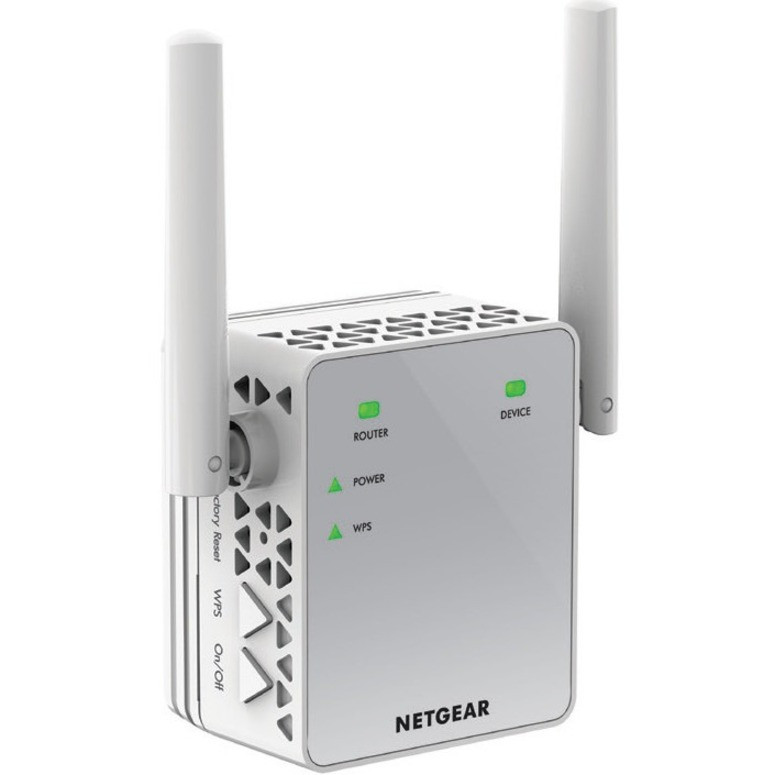 Netgear Ac750 Wifi Range Extender, Ex3700 - 2.40 GHz, 5 GHz - 1 X Network (RJ-45) - Ethernet, Fast Ethernet - EX3700-100NAS