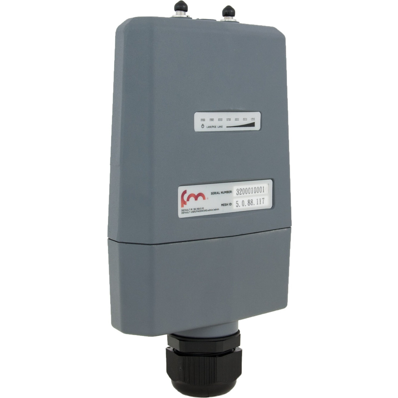 Fluidmesh FM 3200 ENDO 150 Mbit/s Wireless Bridge - 4.90 GHz, 5.90 GHz - 16 Mile Maximum Outdoor Range - 2 x Network (RJ-45) - Gigabit Ethernet - Fluidmesh FM 3200 ENDO 150 Mbit/s Wireless Bridge - 4.90 GHz, 5.90 GHz - 16 Mile Maximum Outdoor Range - 2 x Network (RJ-45) - Gigabit Ethernet -