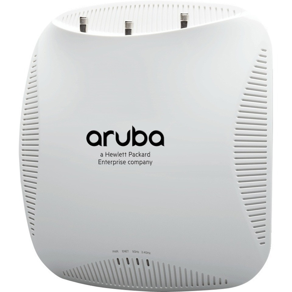 HPE Aruba Instant IAP-214 IEEE 802.11ac 1.30 Gbit/s Wireless Access Point - 5 GHz, 2.40 GHz - MIMO Technology - 1 x Network (RJ-45) - Gigabit Ethernet - Wall MountableCeiling Mountable - JW222AR