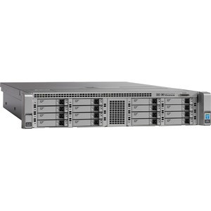 Cisco C240 M4 2U Rack Server - 2 x Intel Xeon E5-2640 v4 2.40 GHz - 128 GB RAM - 16 TB HDD - (4 x 4TB) HDD Configuration - 480 GB SSD - (1 x 480GB) SSD Configuration - 12Gb/s SAS, Serial ATA Controller - 2 Processor Support - 1.50 TB RAM Support