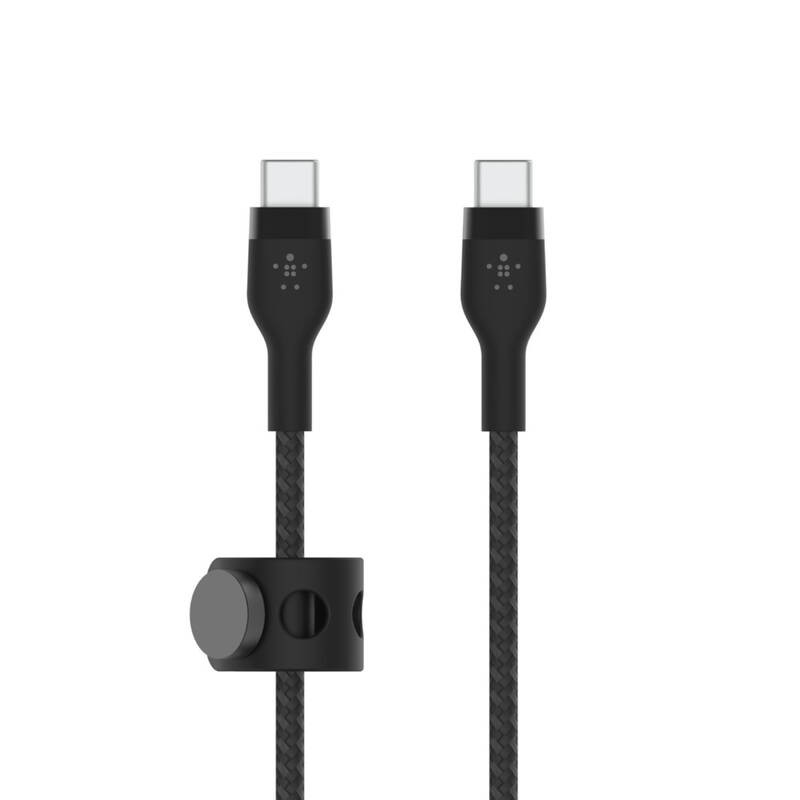 Belkin USB-C TO LTG, BRAID SIL, 2M, BLK. - CAA011BT2MBK