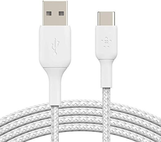 Belkin USB-C TO USB-C 2.0, BRAID SIL, 2M, BLK. - CAB011BT2MBK