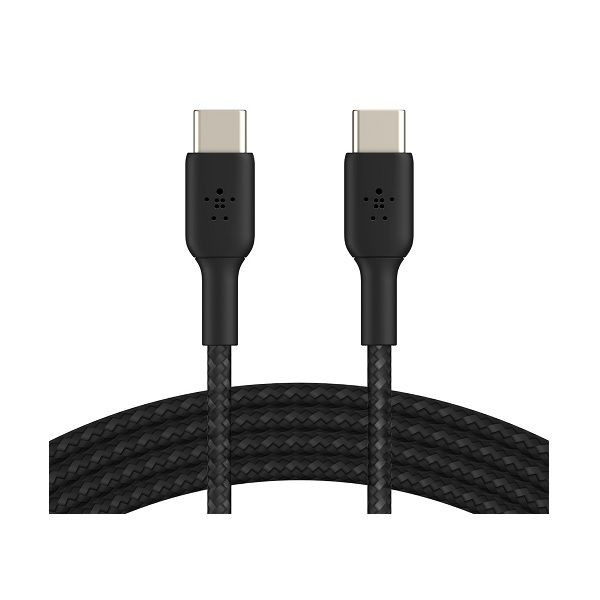 Belkin BRAIDED C-C 2.0 1M, BLK. - PMBK2004BT1M