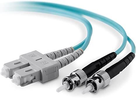 Belkin CABLE,FIBER,ST/SC,10M,LO MMD,AQUA,10Gb,50/125. - F2F40207-10M-G