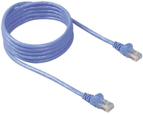 Belkin Patch Cable - RJ-45 - Male - RJ-45 - Male - 16 feet - EIA/TIA-568 Category 5e - Blue. - A3L791-16-BLU-S