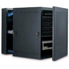 Belkin 12U Wall-Mount Enclosure - Rack - black - 12 U - 19in. - RK1003