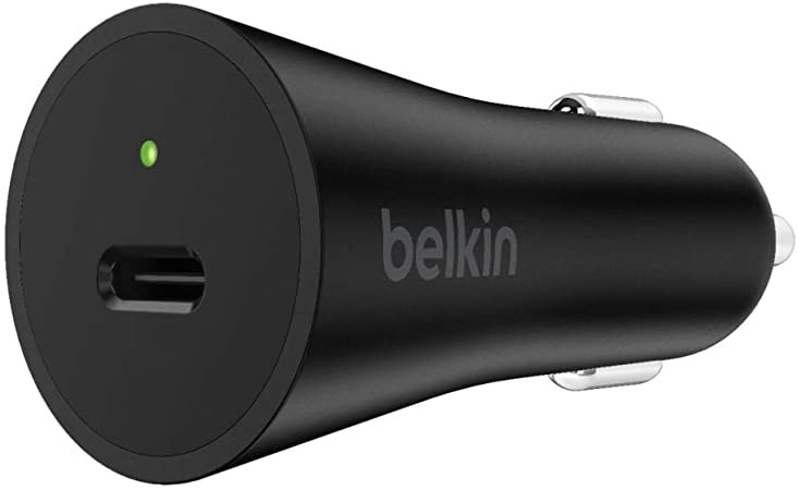 Belkin BOOST CHARGE 27W USB-C Car Charger,USB-C CAR CHARGER ,9V/12V PD,27W,BLACK. - F7U071BTBLK Belkin BOOST CHARGE 27W USB-C Car Charger,USB-C CAR CHARGER ,9V/12V PD,27W,BLACK. - F7U071BTBLK
