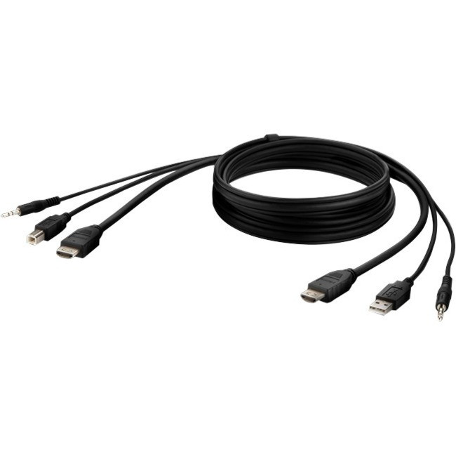 Belkin HDMI to HDMI High Retention KVM Combo Cable, 6. - F1DN1CCBL-HH-6