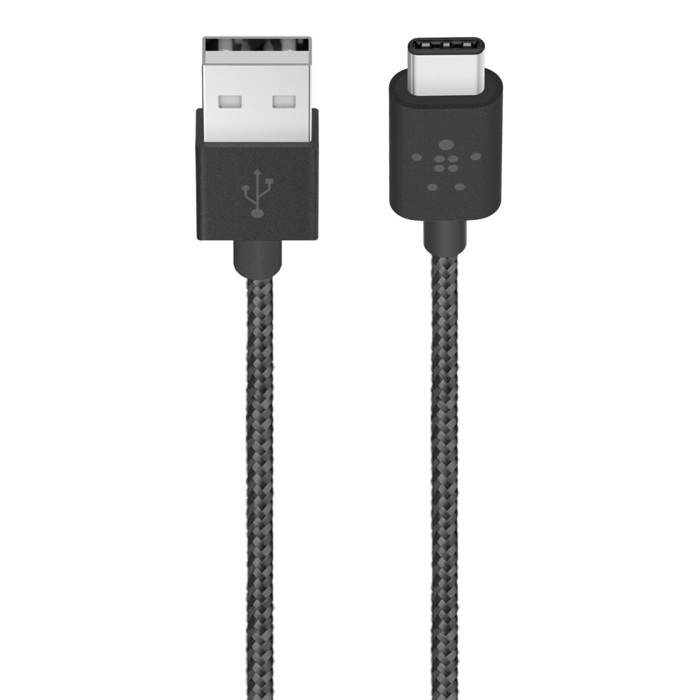 Belkin CABLE,PREMIUM,USB-C/USB-A MIX METALIC,4 ,BLACK. - F2CU060BT04-BLK