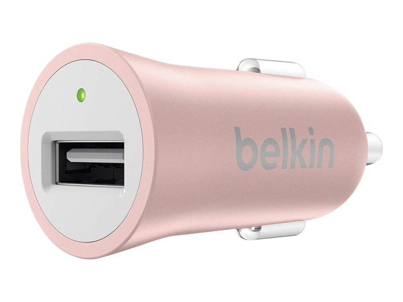 Belkin Metallic Car Charger, Rose Gold. - F8M730BTC00