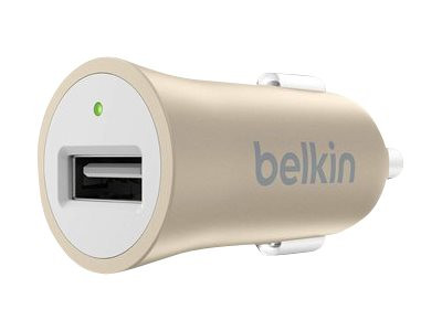 Belkin Metallic Car Charger, Gold. - F8M730BTGLD