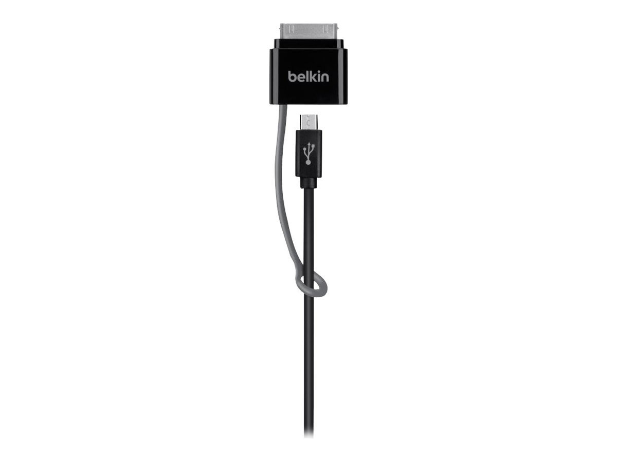 Belkin MICRO-B/30-PIN ADAPTER,MICRO B SYN/CHRG CBL 4. - F8J005TT04