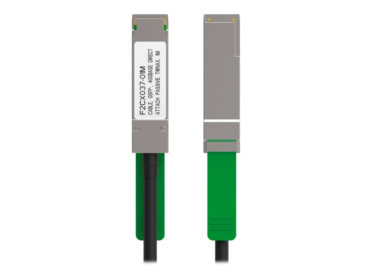 Belkin CABLE, QSFP+, 40GBASE DIRECT ATTACH PASSIVE TWINAXIAL, 1M. - F2CX037-01M
