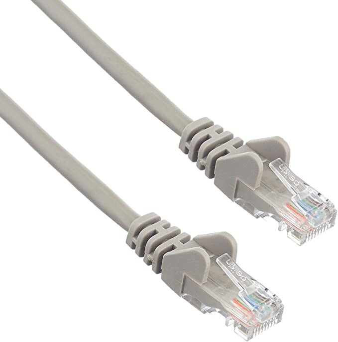 Belkin CABLE, CAT5E, UTP, RJ45M/M,1M,BLK,PATCH,SNAGLESS. - A3L791BT01MBLUS