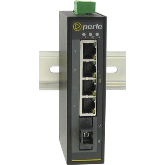 Perle IDS-105F-S1SC40U - Industrial Ethernet Switch - 5 Ports - 100Base-TX, 100Base-BX - 2 Layer Supported - Wall Mountable, Rail-mountable, Panel-mountable - 7010170