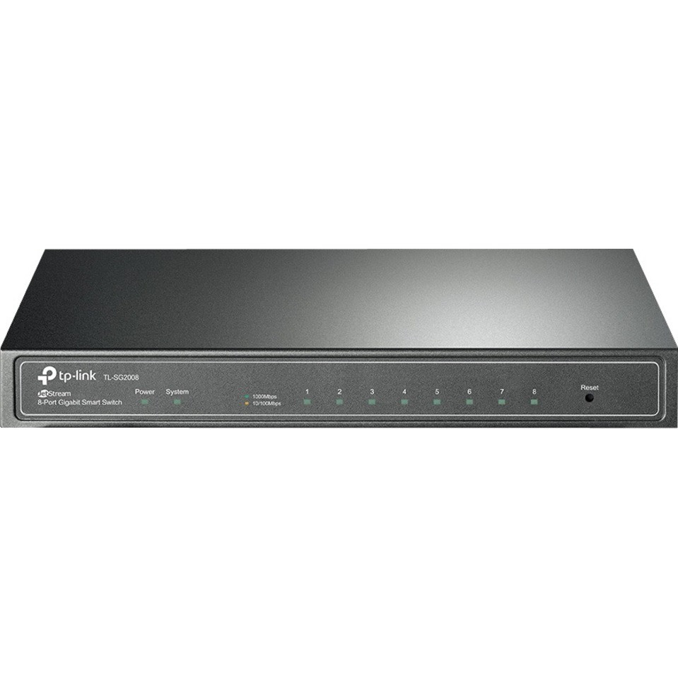 TP-Link TL-SG2008 - 8-Port Gigabit Smart Managed Switch - Limited Lifetime Protection - TL-SG2008