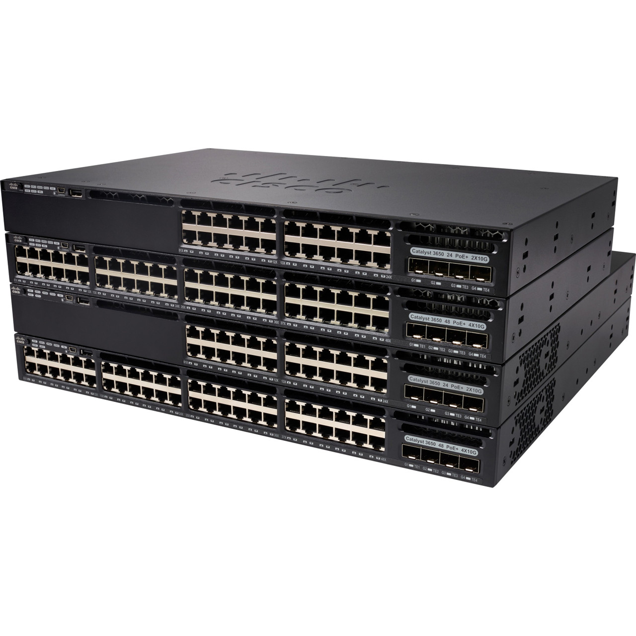 Cisco Catalyst 3650-48F Layer 3 Switch - WS-C3650-48FQ-E-RF