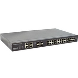 ComNet Layer 2 Industrially Hardened Managed Ethernet Switch - 28 Ports - Manageable - Gigabit Ethernet - 10/100/1000Base-T, 1000Base-FX - 2 Layer Supported - Modular - 4 SFP Slots - Twisted Pair, Optical Fiber - CNGE28FX4TX24MSPOE2/48 ComNet Layer 2 Industrially Hardened Managed Ethernet Switch - 28 Ports - Manageable - Gigabit Ethernet - 10/100/1000Base-T, 1000Base-FX - 2 Layer Supported - Modular - 4 SFP Slots - Twisted Pair, Optical Fiber - CNGE28FX4TX24MSPOE2/48