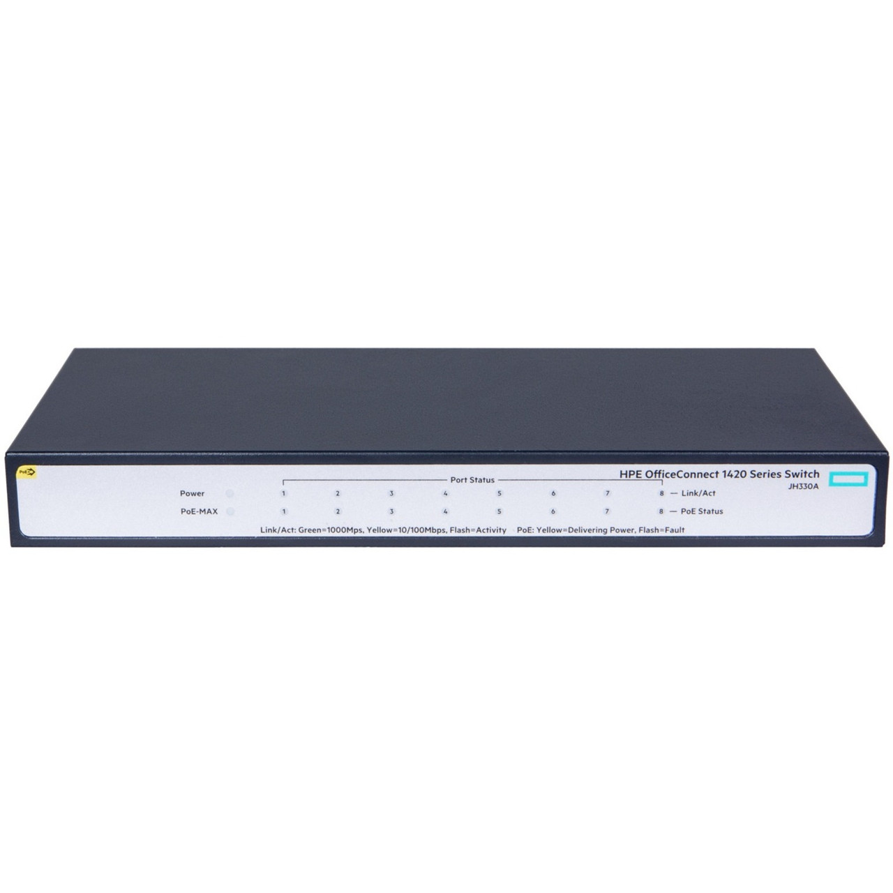 HPE OfficeConnect 1420 8G PoE+ (64W) Switch - JH330A#ABA