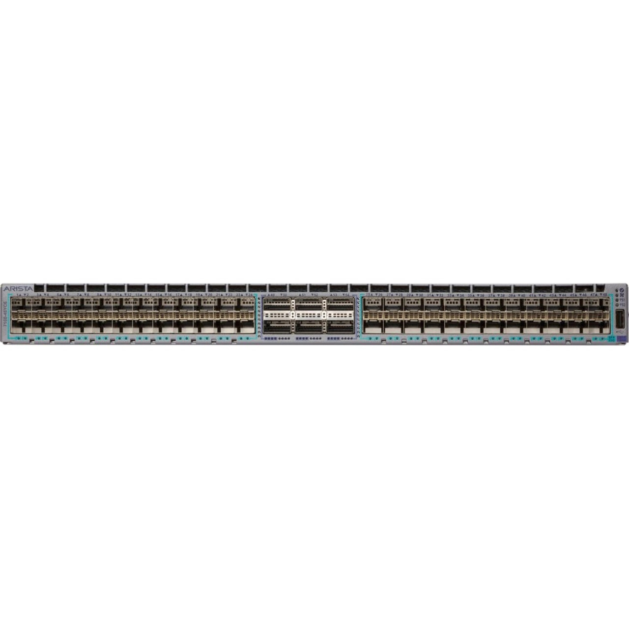 Arista Networks 7160-48YC6 Ethernet Switch - Manageable - 3 Layer Supported - Modular - 48 SFP Slots - Optical Fiber - 1U High - Rack-mountable - 1 Year Limited Warranty - DCS-7160-48YC6-R