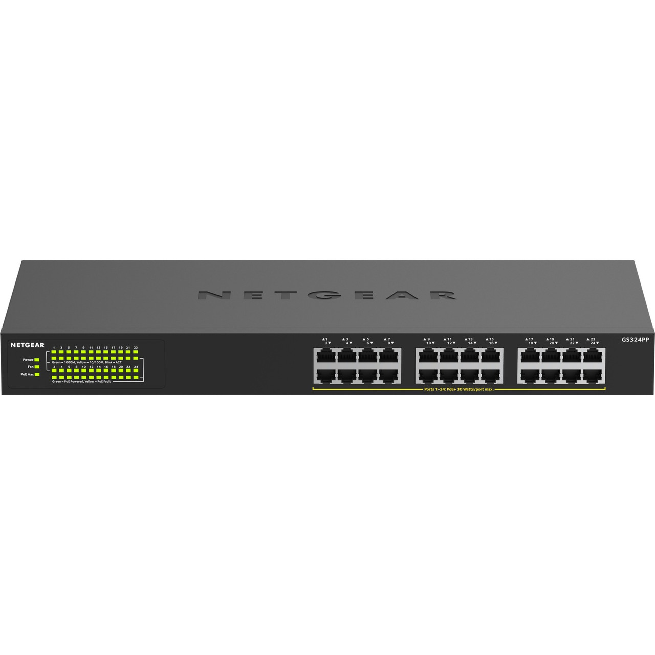 Netgear Gs324Pp Ethernet Switch - Gs324Pp-100Nas