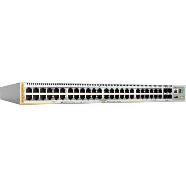 Allied Telesis x530-52GPXm Layer 3 Switch - 48 Ports - Manageable - Gigabit Ethernet, 5 Gigabit Ethernet, 10 Gigabit Ethernet - 10GBase-X, 5GBase-T, 10/100/1000Base-T - TAA Compliant - 3 Layer Supported - AT-X530-52GPXM-B91