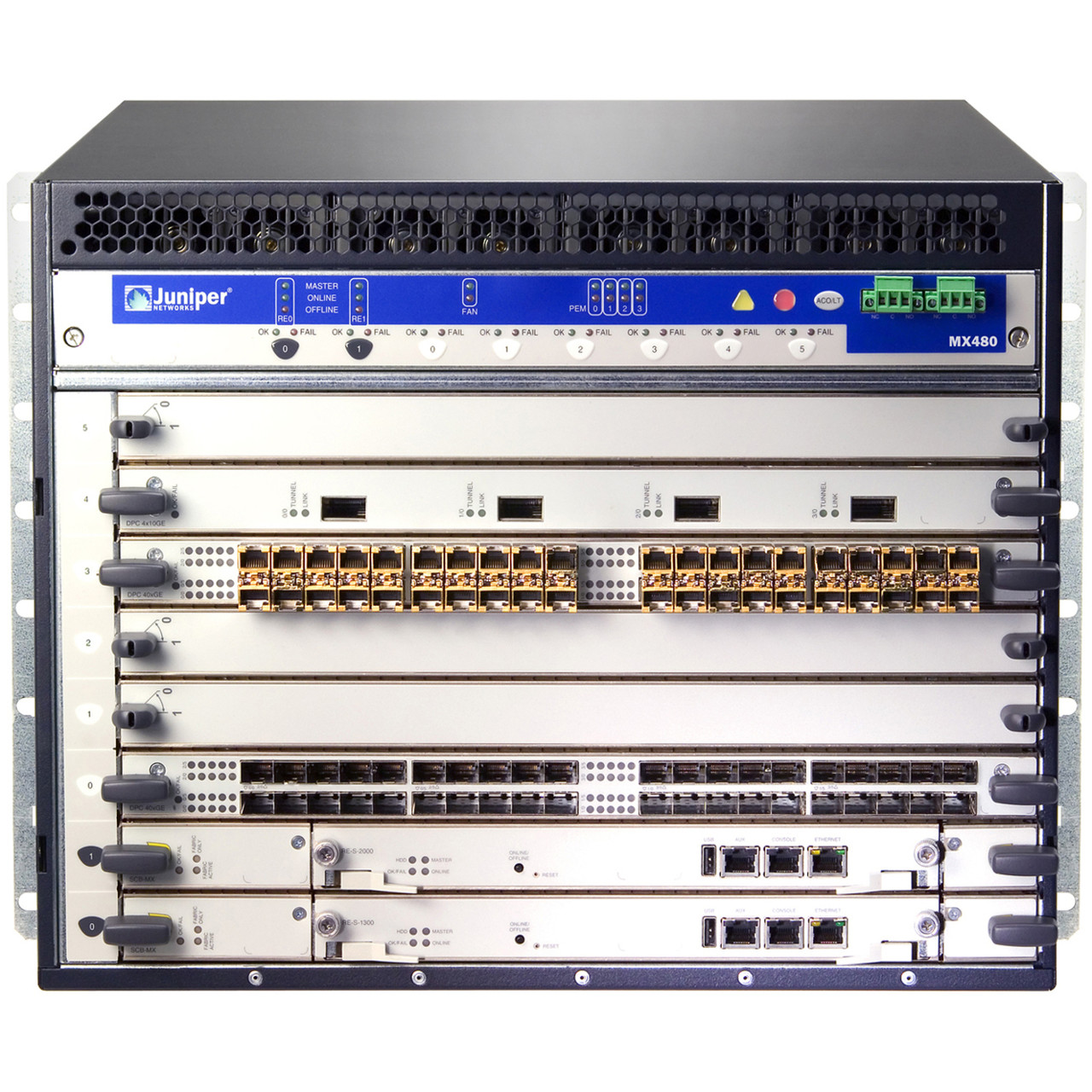 Juniper Mx480 Ethernet Services Router - Mx480-Premium-Dc