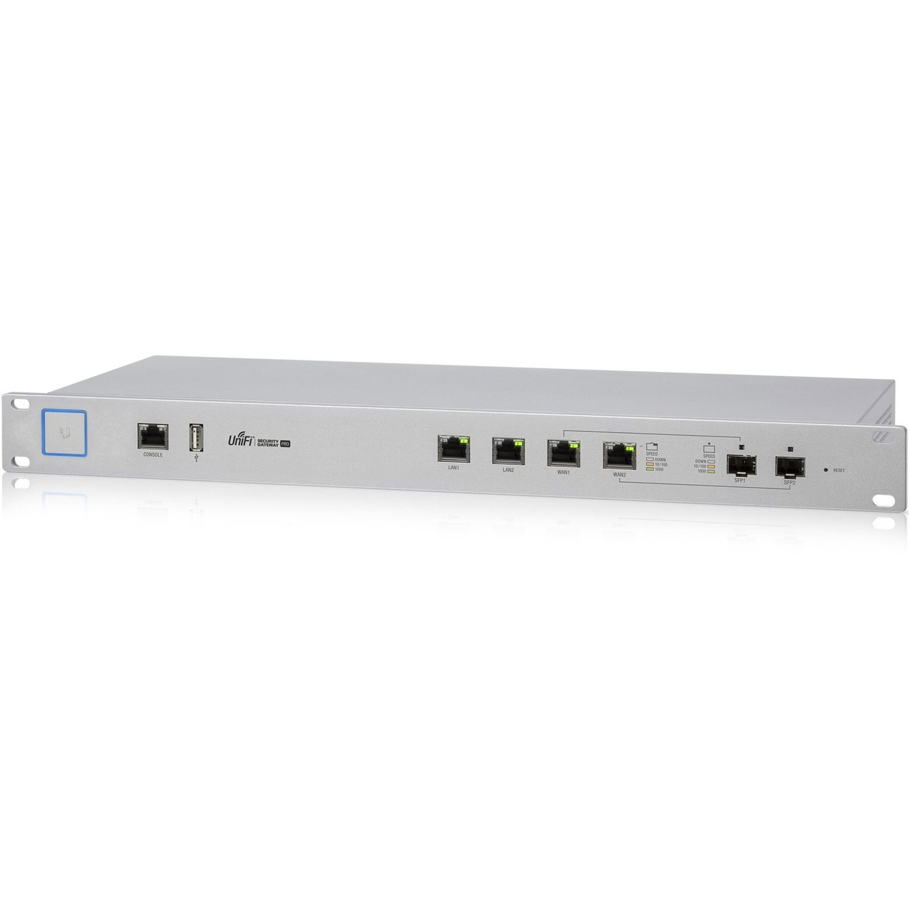 Ubiquiti Enterprise Gateway Router with Gigabit Ethernet - 4 Ports - Management Port - 2 - Gigabit Ethernet - Rack-mountable - USG-PRO-4