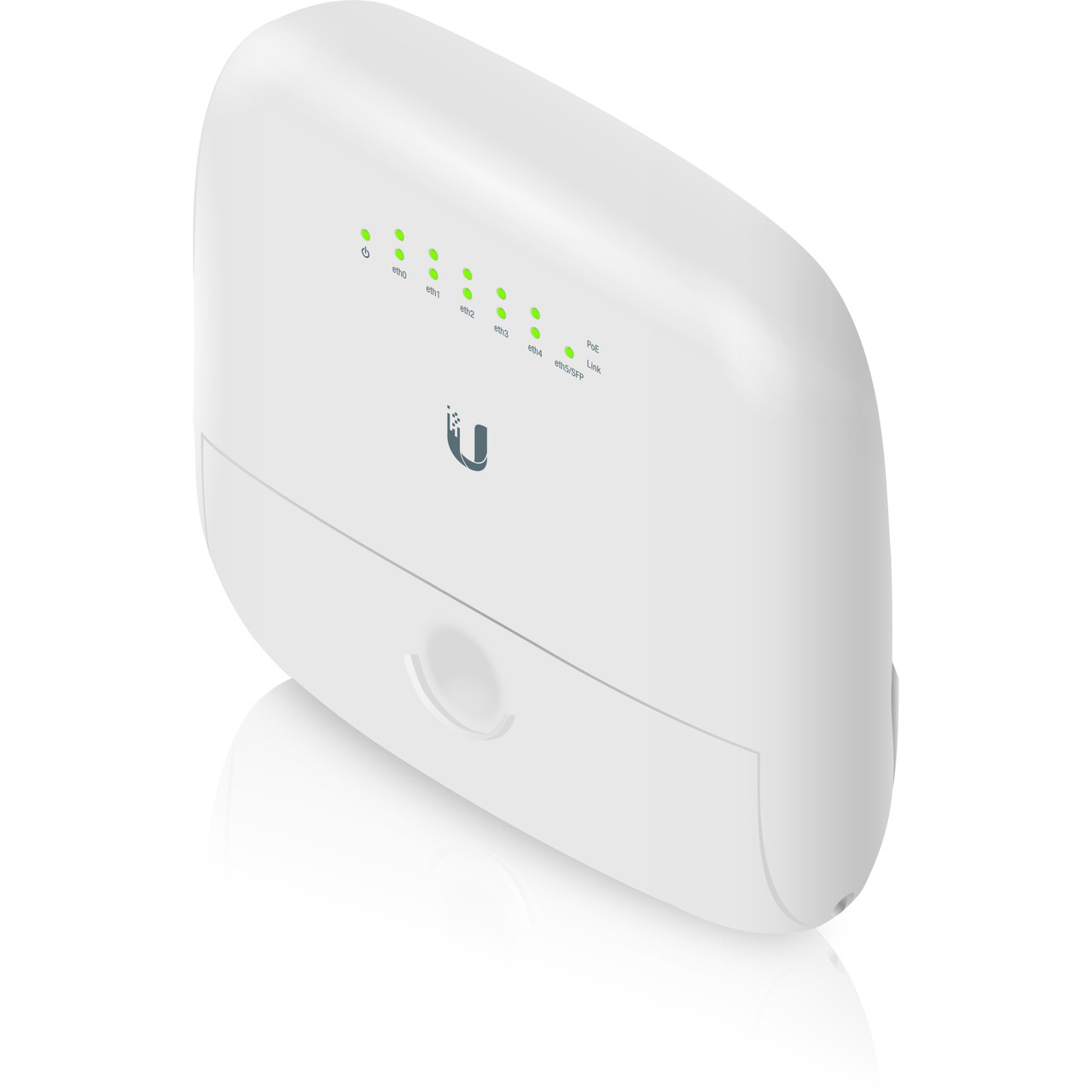 Ubiquiti Intelligent WISP Control Point with FiberProtect - 5 Ports - 5 RJ-45 Port(s) - PoE Ports - 1 - Gigabit Ethernet - Pole Mount - EP-R6