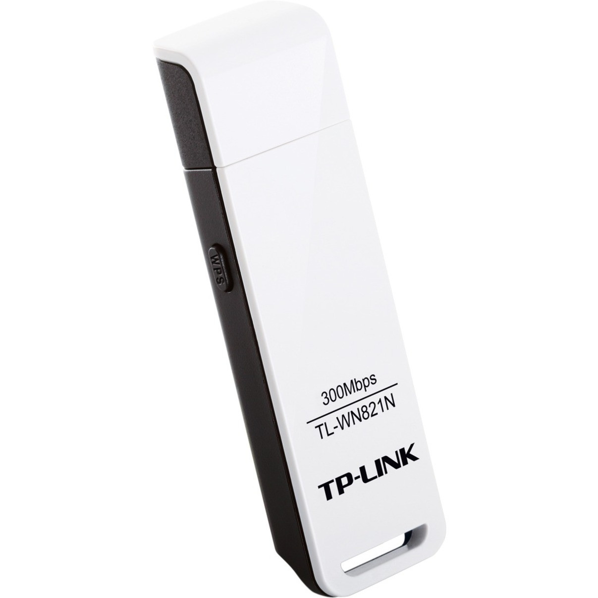 TP-Link TL-WN821N Wireless N300 USB Adapter, 300Mbps, w/WPS Button IEEE 802.1b/g/n, WEP, WPA/WPA2 - TL-WN821N