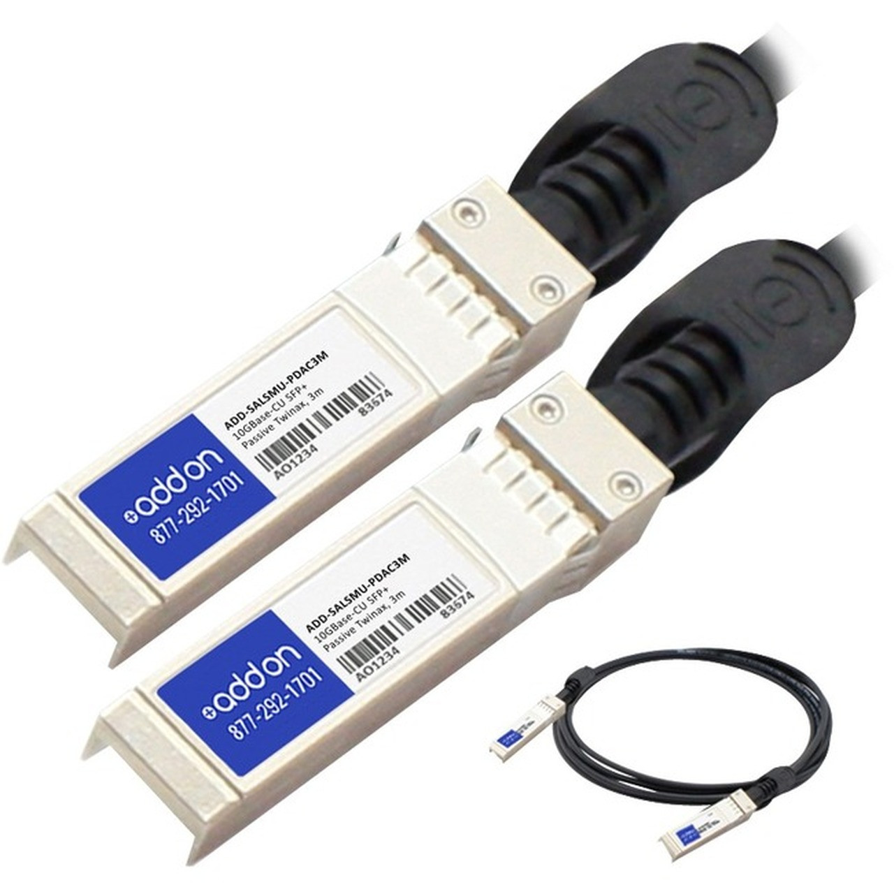 AddOn 3M 10GBASE-CU DAC ARISTA TO VARIOUS TAA - ADD-SARSMU-PDAC3M