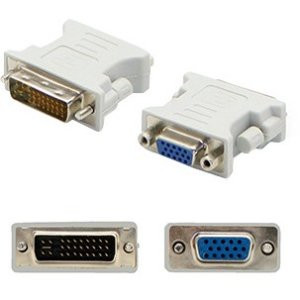 AddOn 5 pack of DVI-I (29 pin) Male to VGA Female White Adapter - DVII2VGAW-5PK