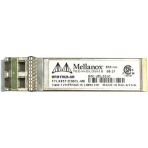 Nvidia Mellanox 10GBase-SR/SW SFP+ Module - 1 x 10GBase-S - MFM1T02A-SR