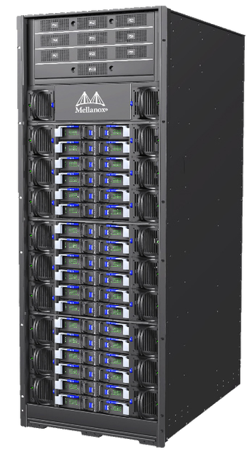 Nvidia 43Tb/S, 216-Port Edr Chassis Switch, Includes 8 Fans And 4 Power Supplies (N+N) - MCS7520