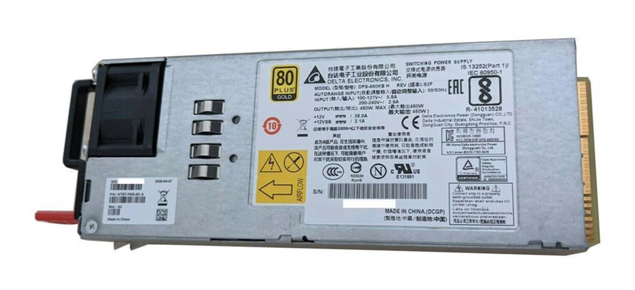 Nvidia Mellanox Power Supply Unit, 800W DC, C2P - MTEF-PSR-DC-B