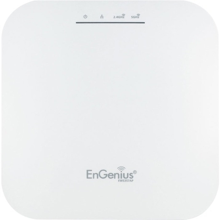 EnGenius EWS357AP 802.11ax 1.73 Gbit/s Wireless Access Point - 2.40 GHz, 5 GHz - MIMO Technology and 1 x Network (RJ-45) - Ceiling Mountable