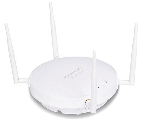 Fortinet FortiAP 223E IEEE 802.11ac 1.14 Gbit/s Wireless Access Point - 5 GHz, 2.40 GHz - MIMO Technology - 1 x Network (RJ-45) - Gigabit Ethernet - Ceiling Mountable, Wall Mountable, Rail-mountable- FAP-223E-J Fortinet FortiAP 223E IEEE 802.11ac 1.14 Gbit/s Wireless Access Point - 5 GHz, 2.40 GHz - MIMO Technology - 1 x Network (RJ-45) - Gigabit Ethernet - Ceiling Mountable, Wall Mountable, Rail-mountable- FAP-223E-J