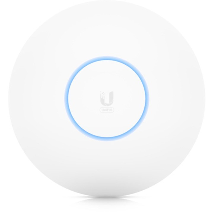 Ubiquiti UniFi 6 802.11ax 2.93 Gbit/s Wireless Access Point - 2.40 GHz, 5 GHz - MIMO Technology - 1 x Network (RJ-45) - Gigabit Ethernet - Bluetooth 5 - 16.50 W - Wall Mountable, Ceiling Mountable - U6-LR-US