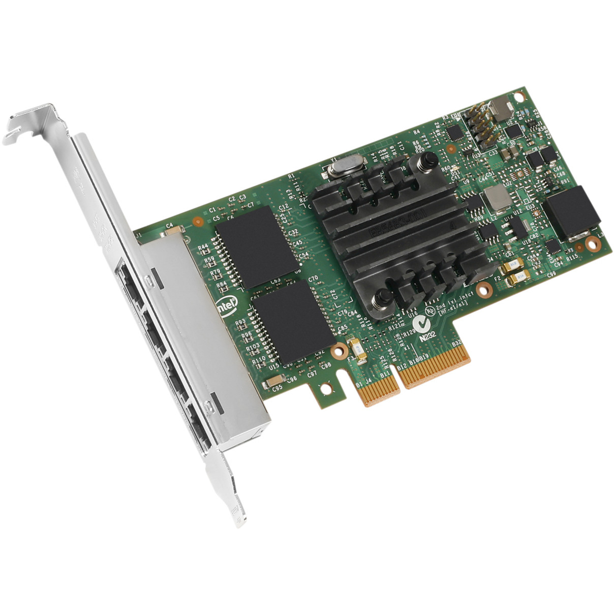 Intel Ethernet Server Adapter I350-T4 - PCI Express x4 - 4 Port(s) - 4 - Retail - 10/100/1000Base-T - Plug-in Card - I350T4
