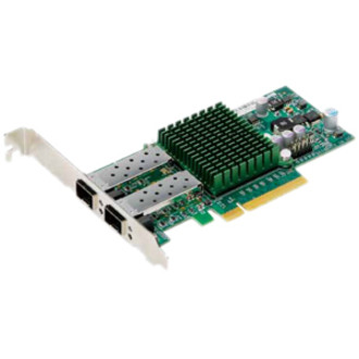Supermicro AOC-STGN-I2S 10Gigabit Ethernet Card - PCI Express x8 - Low-profile - 10GBase-X - SFP+ - Plug-in Card - AOC-STGN-I2S