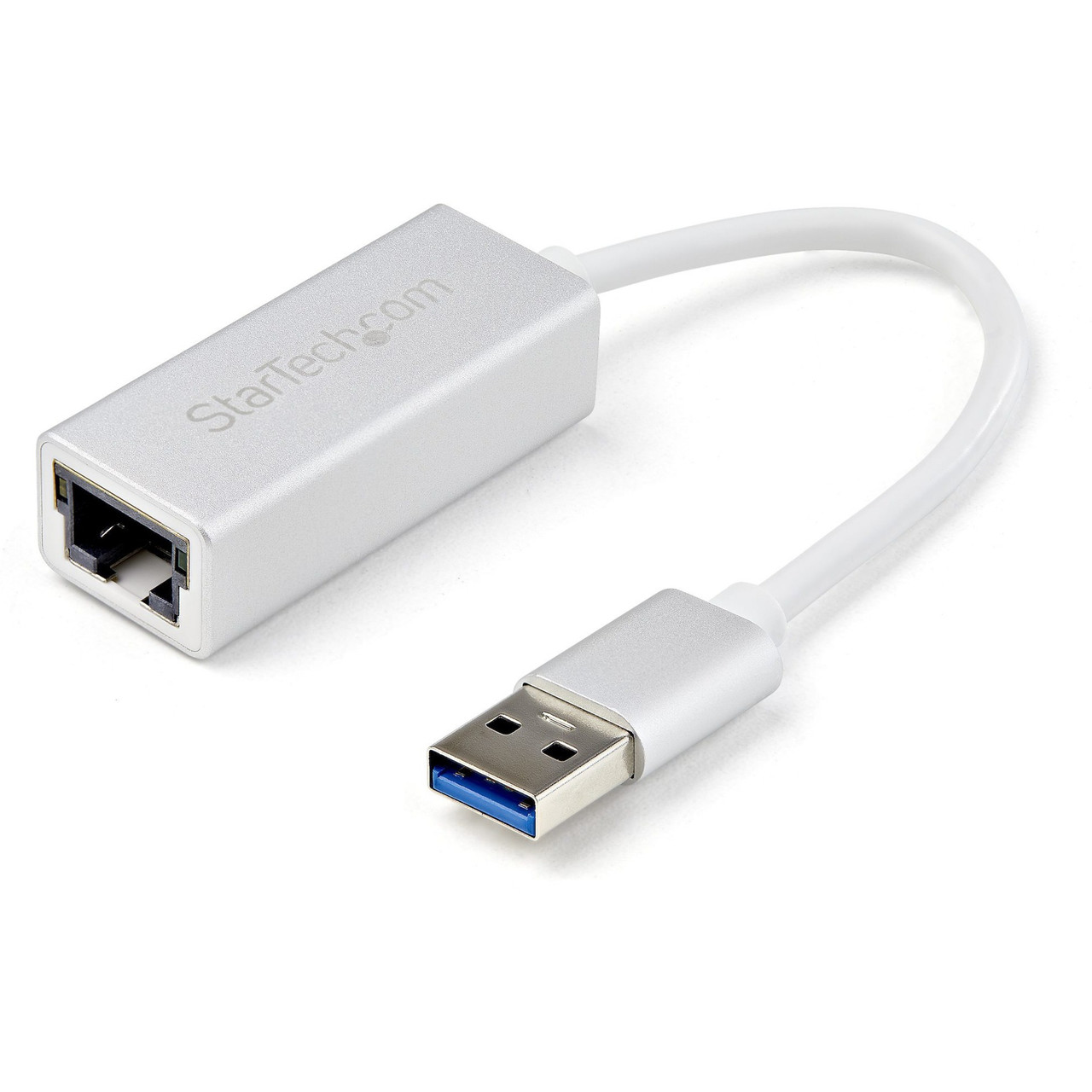 Startech USB 3.0 to Gigabit Network Adapter - Silver - Sleek Aluminum Design Ideal for MacBook, Chromebook or Tablet - Add a Gigabit Ethernet port to your MacBook, Chromebook or tablet - USB Ethernet NIC network adapter - USB31000SA