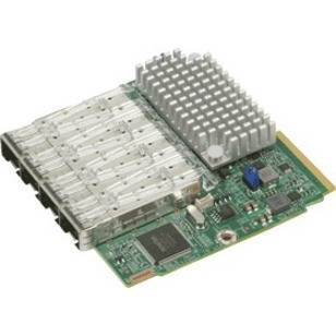 Supermicro 4-Port 10 Gigabit Ethernet Adapter - 4 Port(s) - Optical Fiber - 10GBase-X - AOC-MTG-I4SM-O