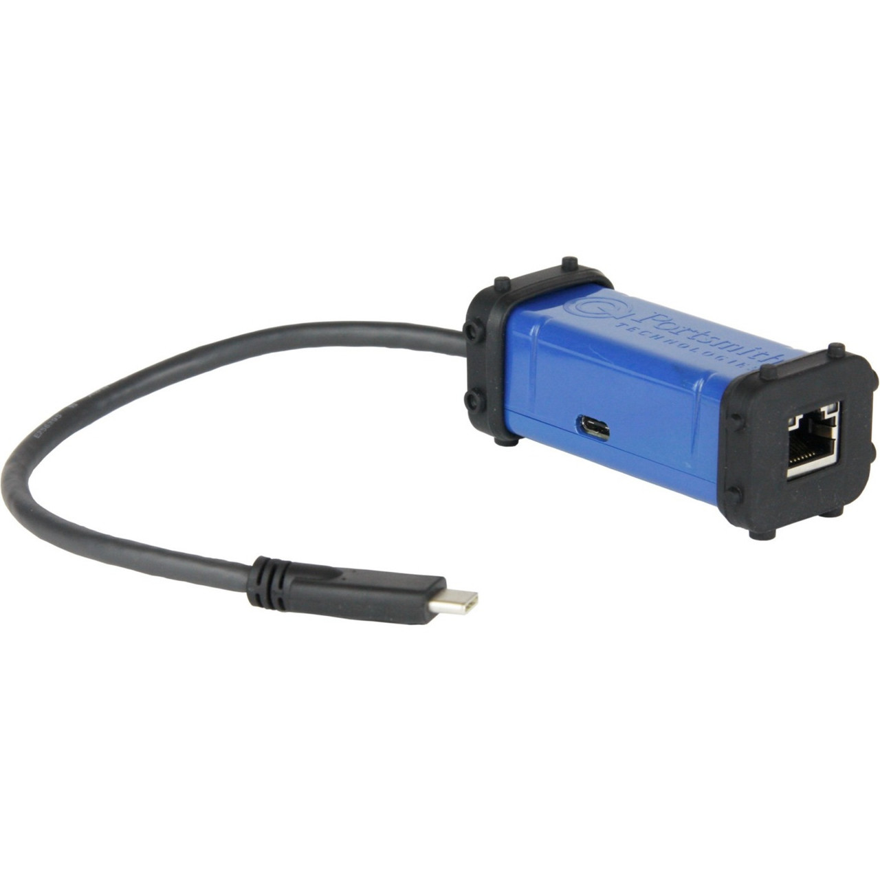 Portsmith Swoopy-3C - Dedicated USB 3.1-C to Gigabit Ethernet Adapter - USB 3.1 Type C - 1 Port(s) - 1 - Twisted Pair - 10/100/1000Base-T - Portable - PSPA1C1GE