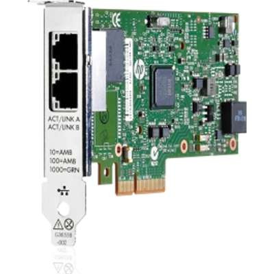 Enet 10/100/1000Mbps Dual-Port PCI Express (PCIe) v2.0 x4 Network Interface Card (NIC) x2 RJ-45 Port Intel 82576 Chipset Based HP Compatible - 652497-B21-ENC