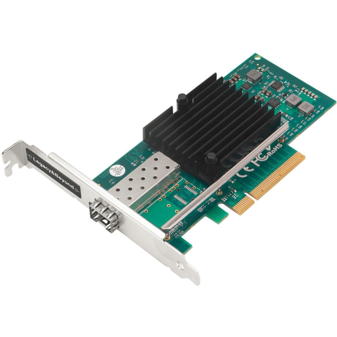 SIIG Single Port 10G SFP+ Ethernet Network PCI Express - PCI Express 2.0 x8 - Optical Fiber - 10GBase-X - Plug-in Card - LB-GE0411-S1